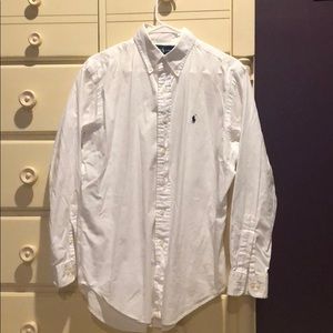 Polo Ralph Lauren White Oxford Buttondown